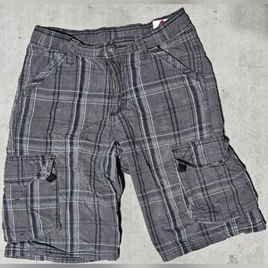 WRG Jeans Plaid Kids Shorts - Size 12 Regular Like New